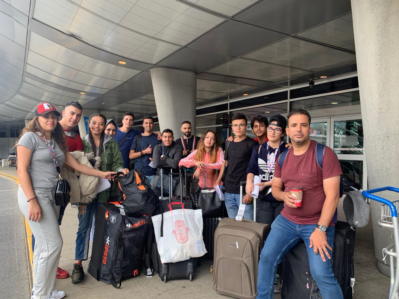 Participants pendant le voyage d’exploration au Canada